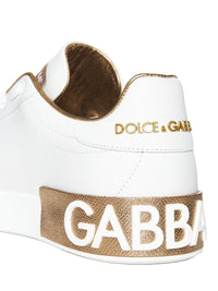 Dolce & Gabbana Women Portofino Sneaker In Calfskin