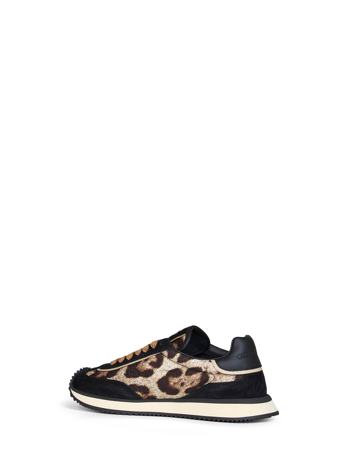 Dolce & Gabbana Women Leo-Print Fabric Dg Cushion Sneakers