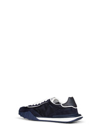 Dolce & Gabbana Men Blue Nylon And Suede Dg Athletic Sneakers