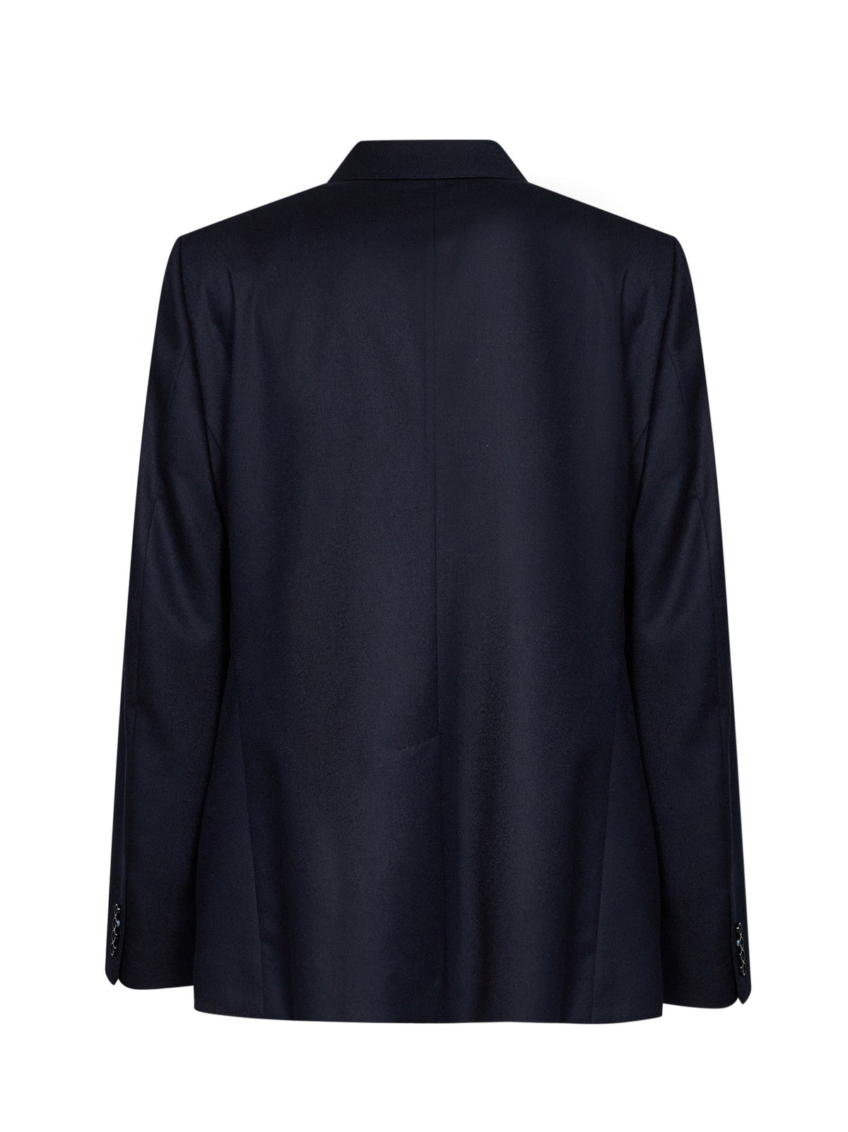 DOLCE & GABBANA Dolce & Gabbana Men Blue Stretch Wool Martini Light Double-Breasted Jacket