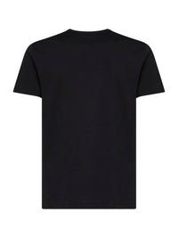 DOLCE & GABBANA Dolce & Gabbana Men Black Cotton Jersey Embroidered T-Shirt