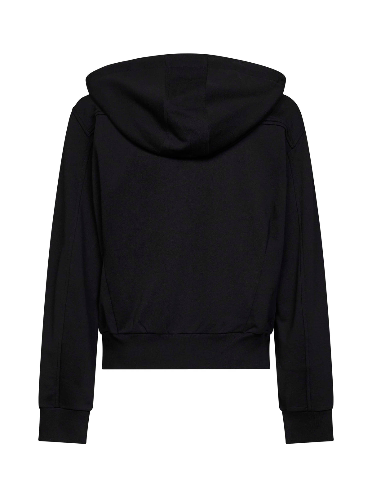 DRIES VAN NOTEN Dries Van Noten Men Black Wool Harrino Zip-Up Hoodie