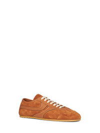 DRIES VAN NOTEN Dries Van Noten Men Tan Suede Sneakers With Leather Details
