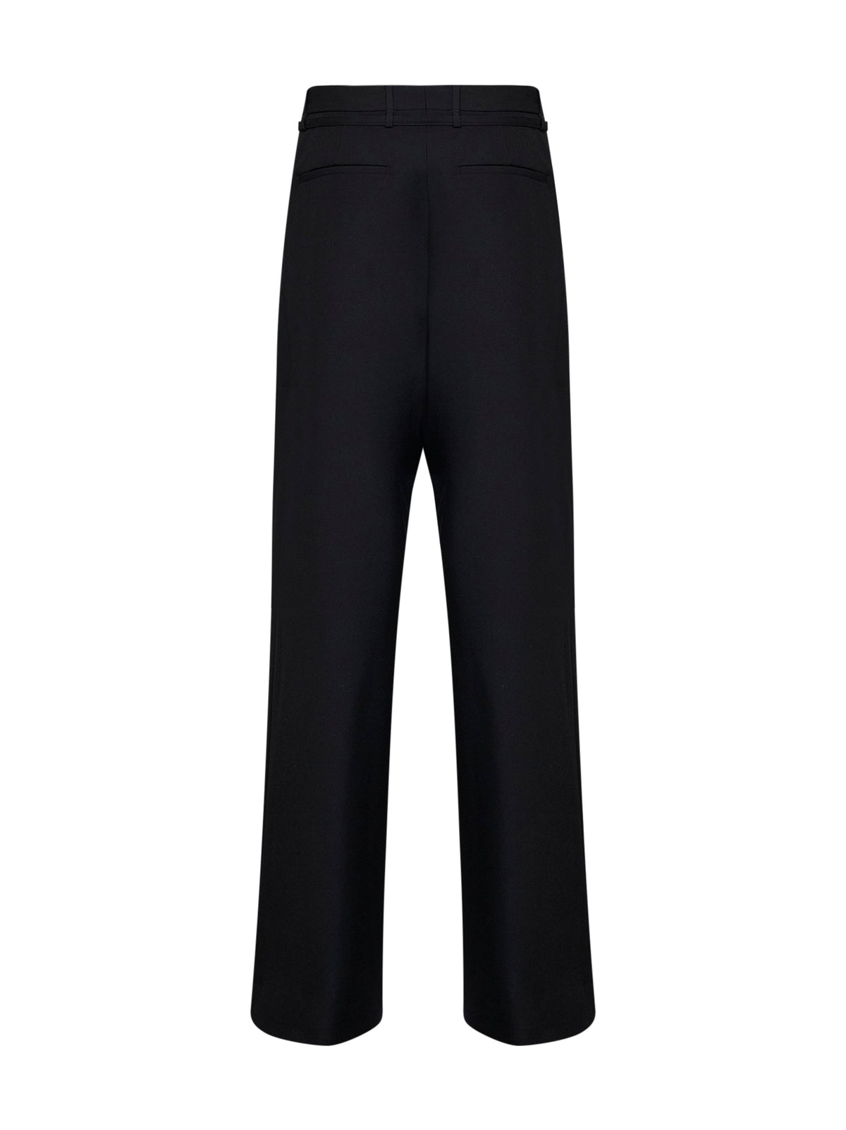 Dries Van Noten Women Black Wool Peacha Belted Trousers