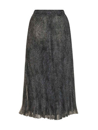 Ermanno Scervino Women Knickerbocker-Print Organza Midi Pleated Skirt