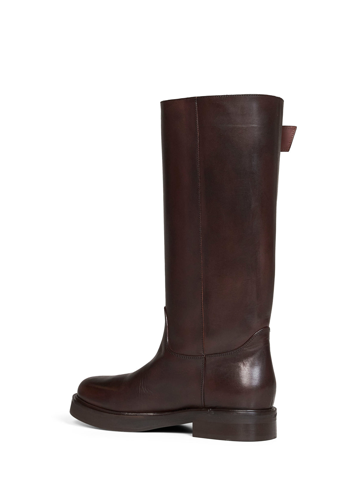 ETRO Etro Women Brown Leather High Boots With Paisley Buckle