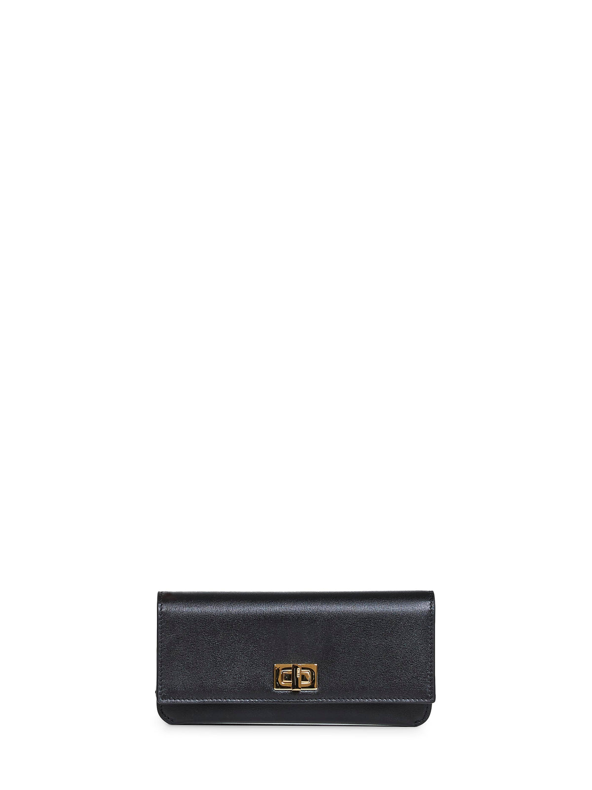 FENDI Fendi Women Black Leather Fendi Way Continental Wallet