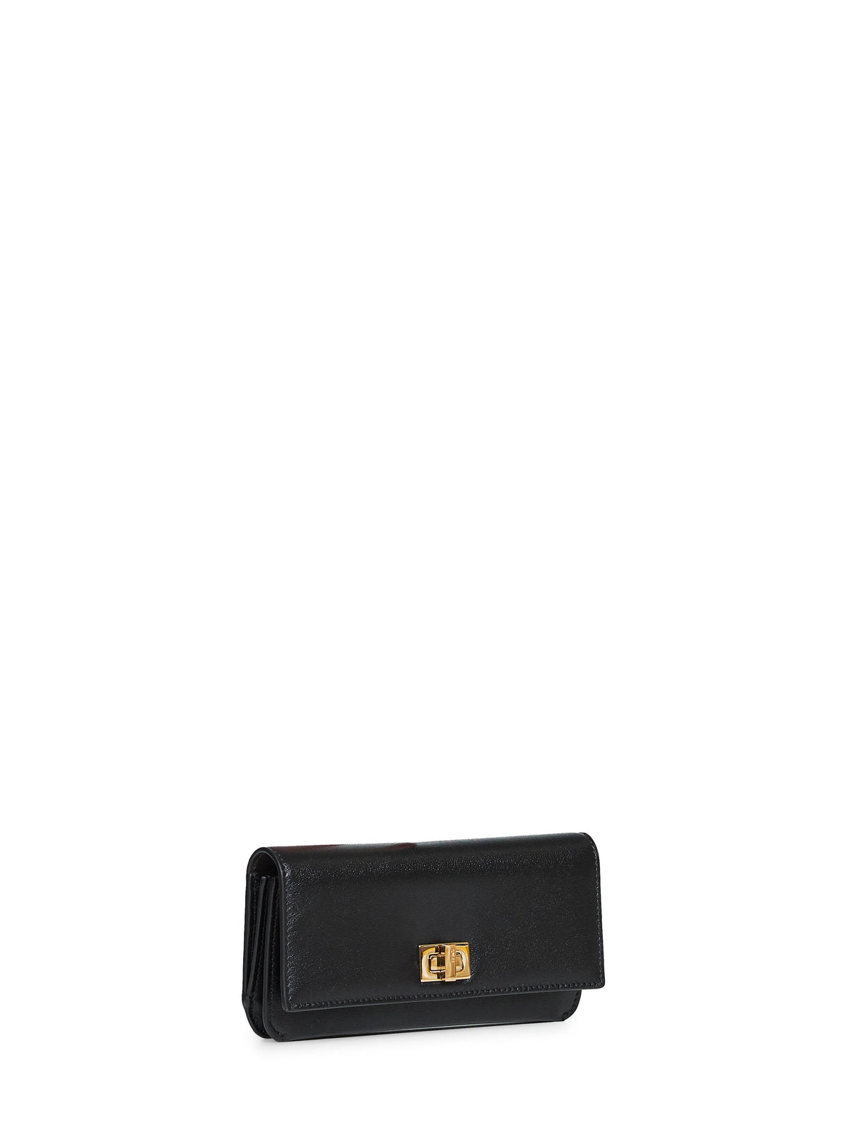 FENDI Fendi Women Black Leather Fendi Way Continental Wallet