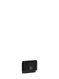 Fendi Women Black Card Case Tube Card Holder