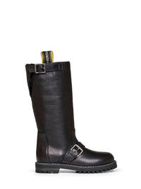 Fendi Women Black Fendi Commando Biker Boots