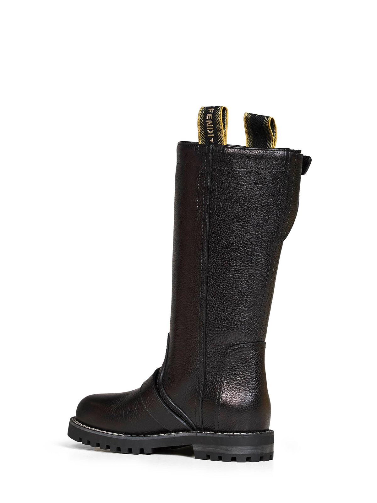 Fendi Women Black Fendi Commando Biker Boots
