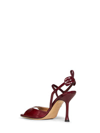 FENDI Fendi Women Burgundy Very Colibrì Sandals