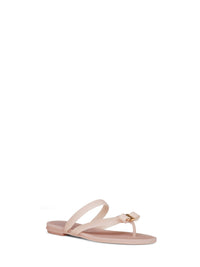 FERRAGAMO Ferragamo Women Pink Rubber Vara Bow Thong Sandals