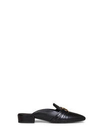 FERRAGAMO Ferragamo Women Black Corby Mules With Gancini Ornament