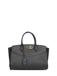 Ferragamo Women Black New Ferragamo Studio Soft Bag (L) Handbag