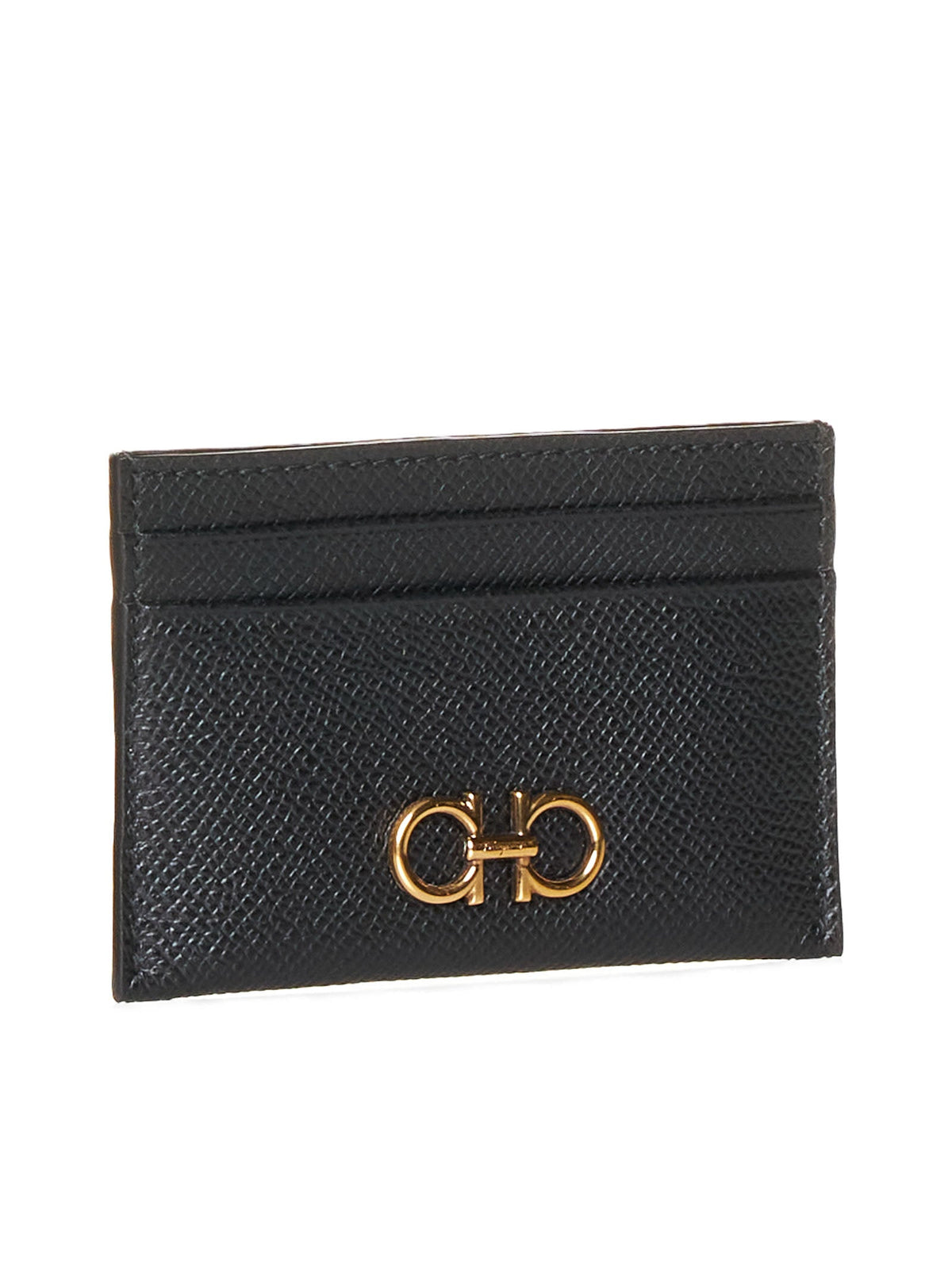 Ferragamo Women Gancini Leather Card Holder
