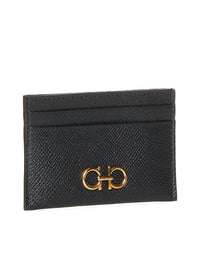 Ferragamo Women Gancini Leather Card Holder