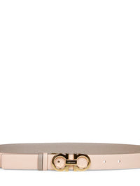 Ferragamo Women Two-Tone Leather Reversible Gancini Belt