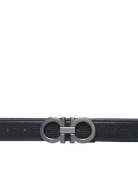 Ferragamo Men Gancini Reversible Leather Belt