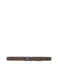Ferragamo Men Gancini Reversible Leather Belt