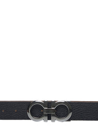 Ferragamo Men Gancini Reversible Leather Belt By Ferragamo