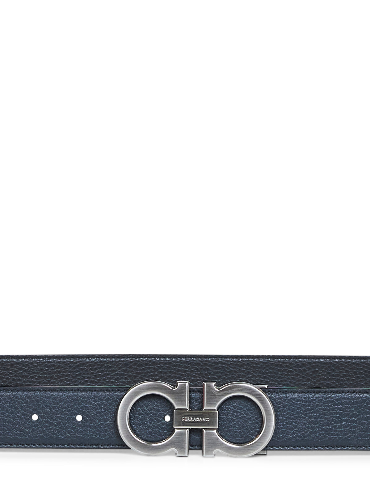 FERRAGAMO Ferragamo Men Two-Tone Gancini Reversible Belt