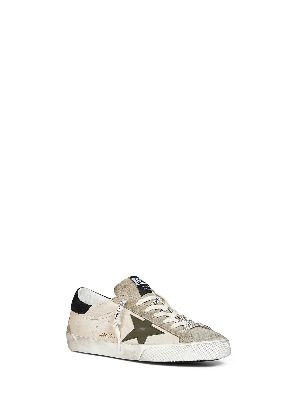 Golden Goose Men Cream Super-Star Sneakers