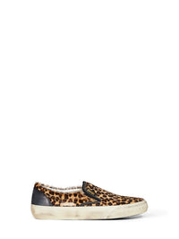 GOLDEN GOOSE Golden Goose Men Leopard-Print Calf Hair Vce Penstar Sneakers