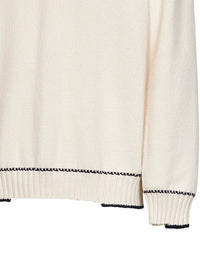 GOLDEN GOOSE Golden Goose Men White Cotton Knit Polo Shirt With Print