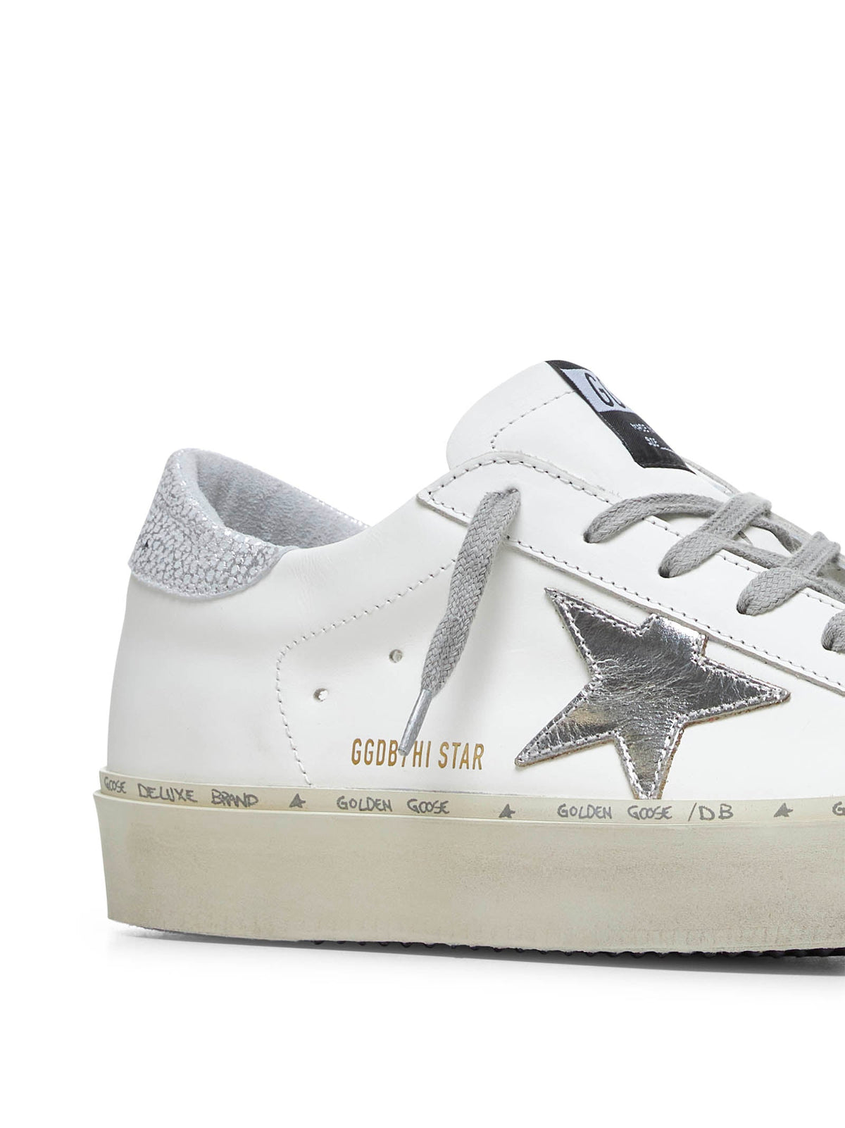 Golden Goose Women White Hi Star Sneakers