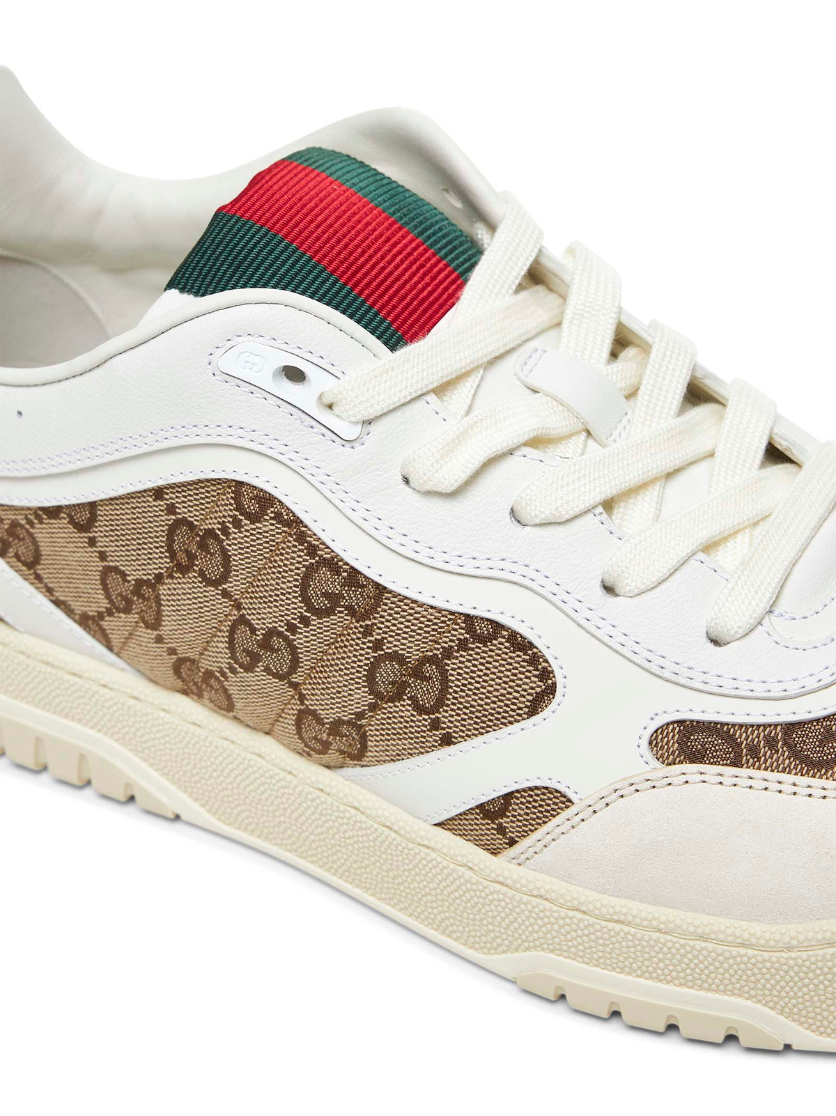 GUCCI Gucci Men Beige Gucci Re-Web Sneakers