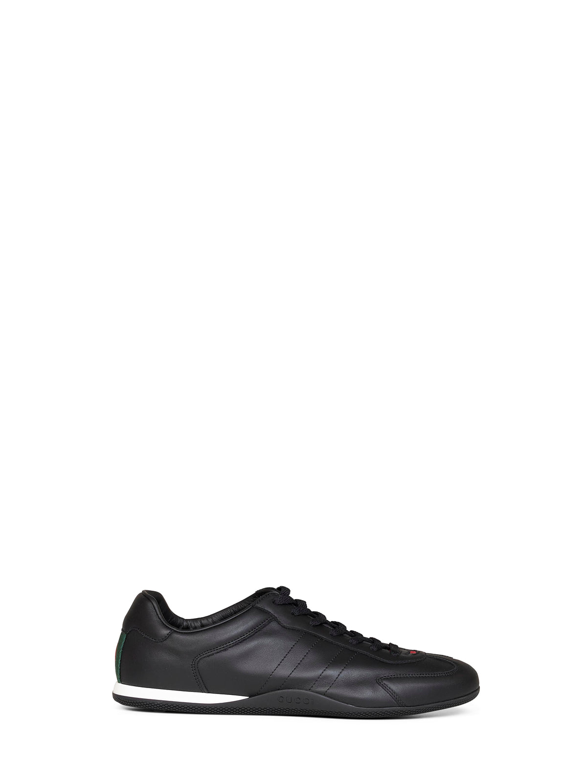 GUCCI Gucci Men Black Shift Low-Top Leather Sneakers