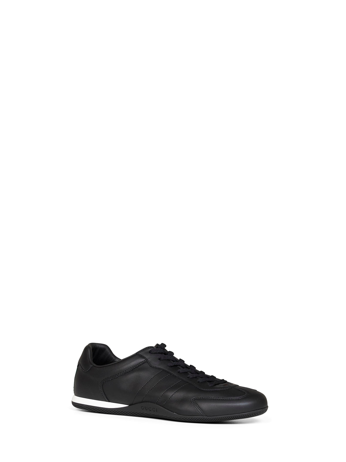 GUCCI Gucci Men Black Shift Low-Top Leather Sneakers