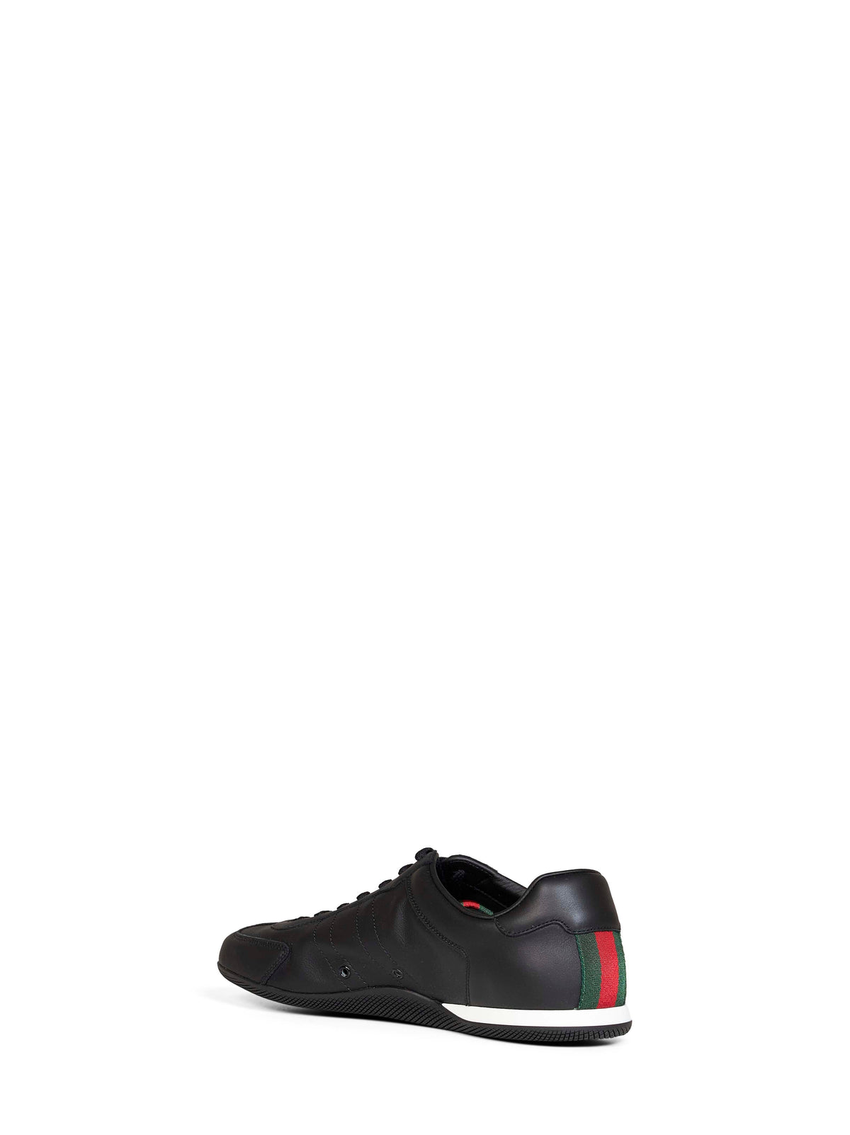 GUCCI Gucci Men Black Shift Low-Top Leather Sneakers