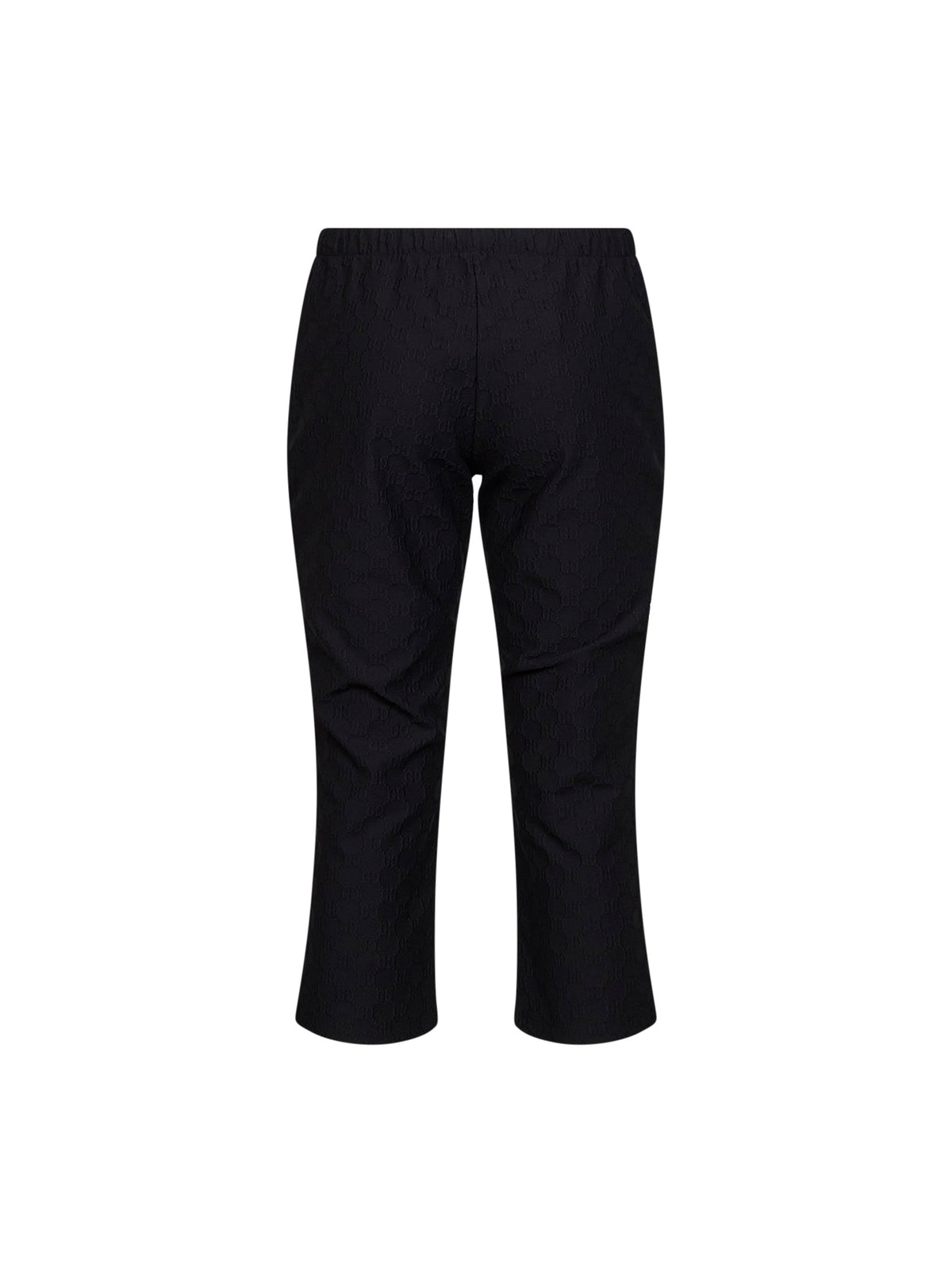 GUCCI Gucci Women Black Gg Jacquard Jersey Capri Pants