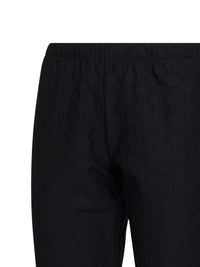 GUCCI Gucci Women Black Gg Jacquard Jersey Capri Pants