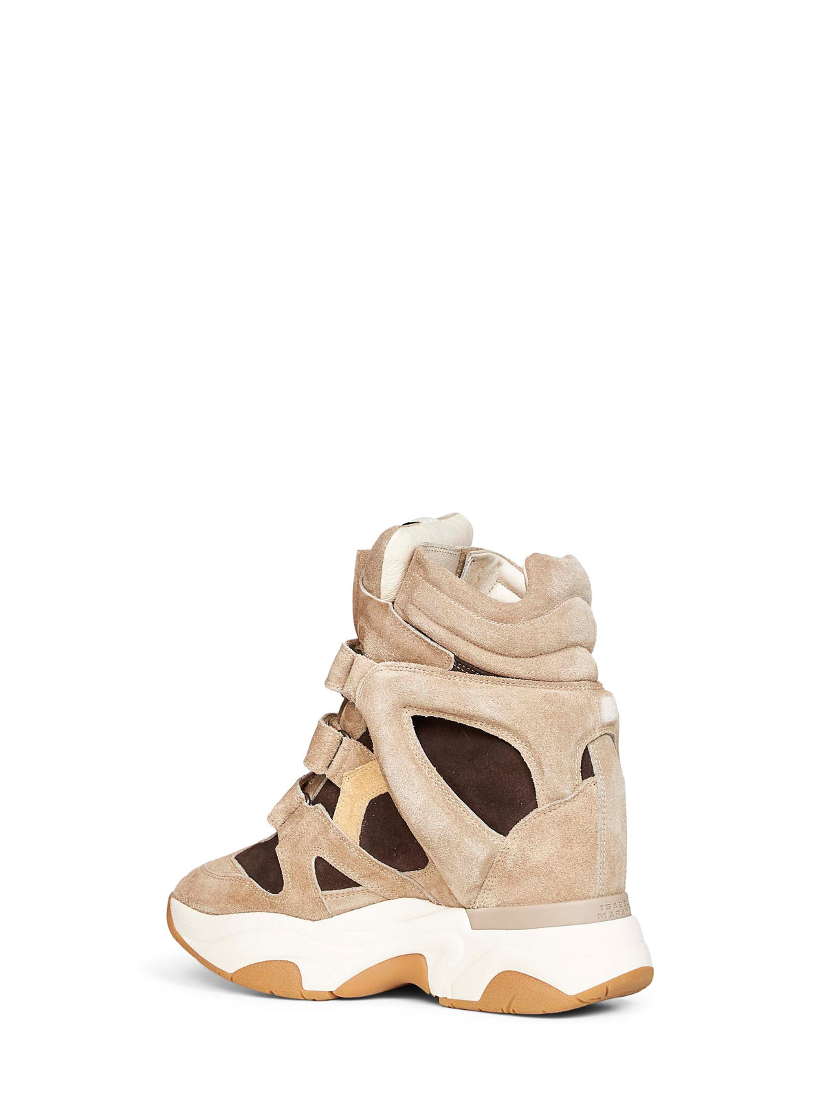 Isabel Marant Women Sand Brown Suede Balskee Sneakers