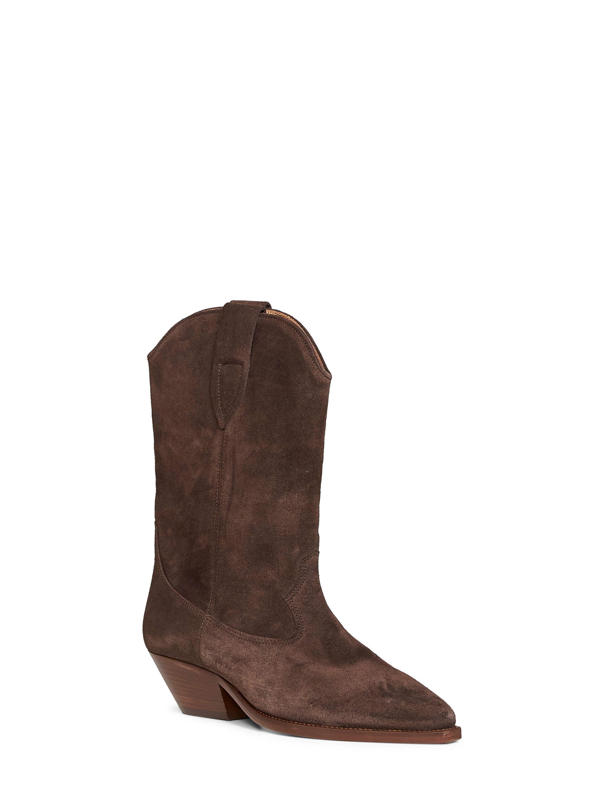 ISABEL MARANT Isabel Marant Women Chocolate Suede Duerto Western Boots