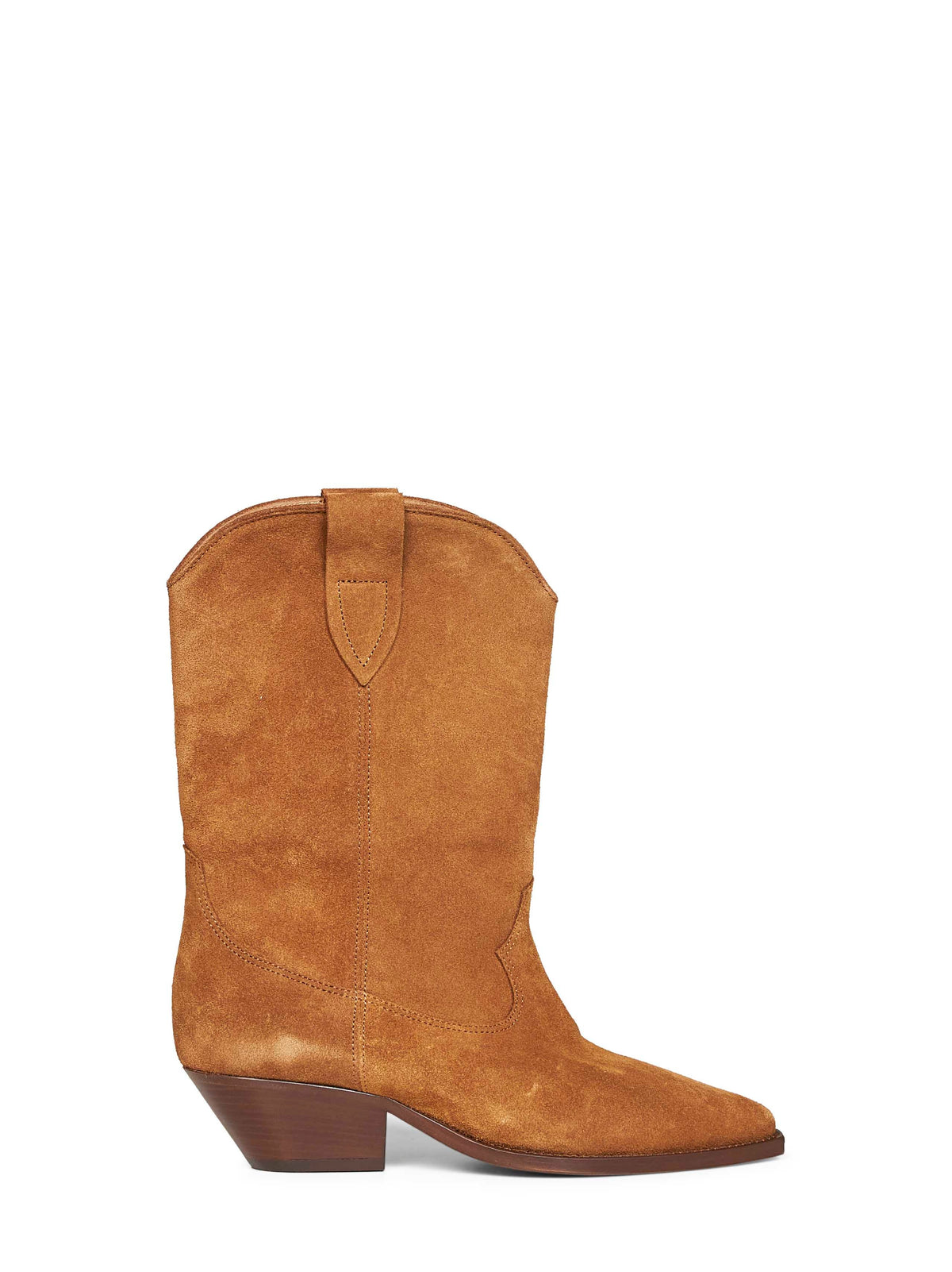 Isabel Marant Women Cognac Suede Duerto Western Boots
