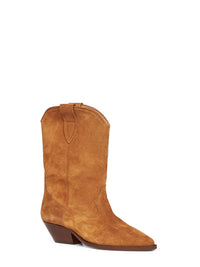 Isabel Marant Women Cognac Suede Duerto Western Boots