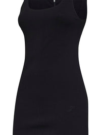 Jacquemus Women Black The Regata Draped-Effect Midi Dress
