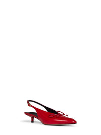 JACQUEMUS Jacquemus Women Red The Low Cubisto Slingback Pumps