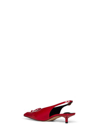 JACQUEMUS Jacquemus Women Red The Low Cubisto Slingback Pumps