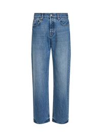 Jacquemus Men Blue The Straight De-Nîmes Denim Jeans<Br/>