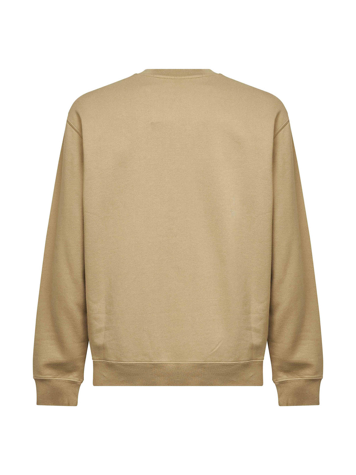 Jacquemus Men Dark Beige Organic Cotton Fleece The Gros Grain Sweatshirt
