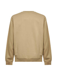 Jacquemus Men Dark Beige Organic Cotton Fleece The Gros Grain Sweatshirt
