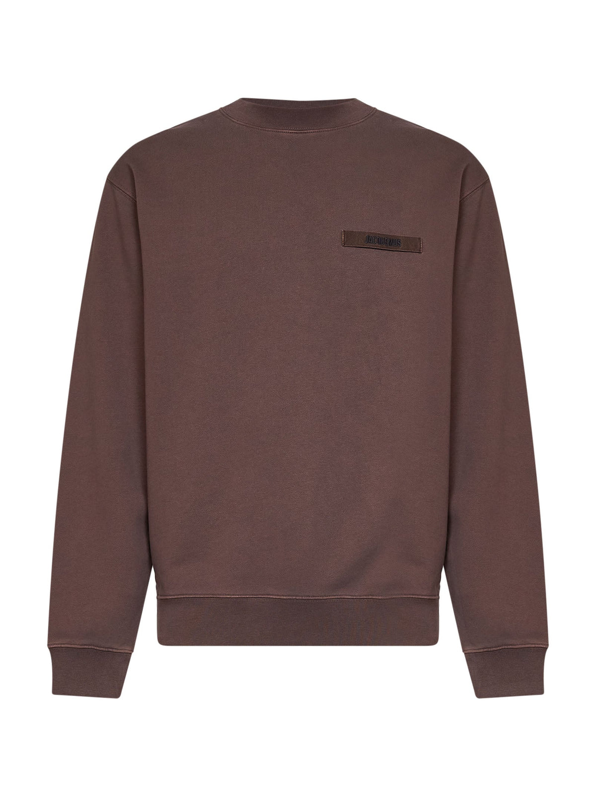 JACQUEMUS Jacquemus Men Brown Organic Cotton Fleece The Gros Grain Sweatshirt