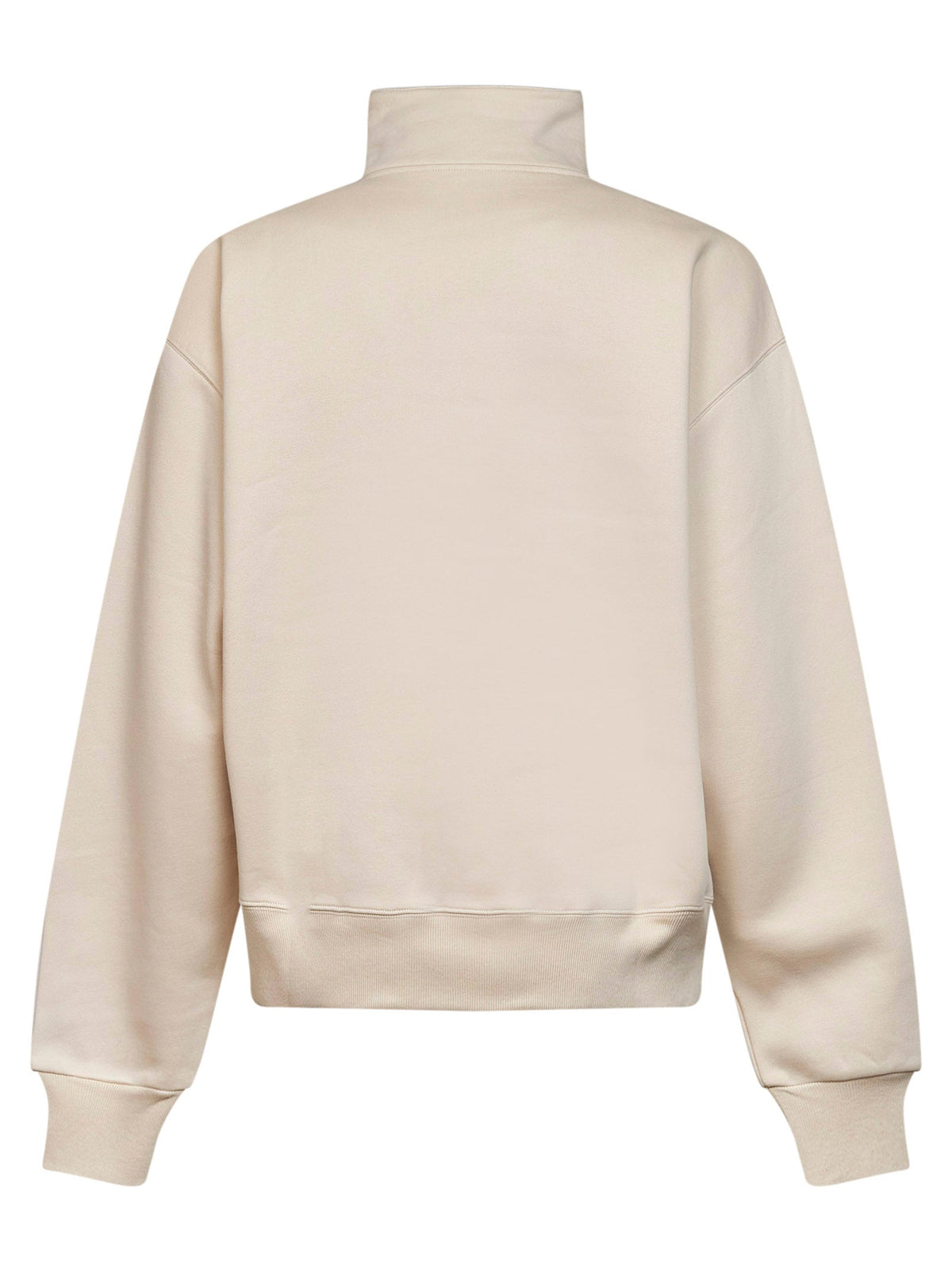Jacquemus Men Beige The Gros Grain Zipped-Rollneck Sweatshirt