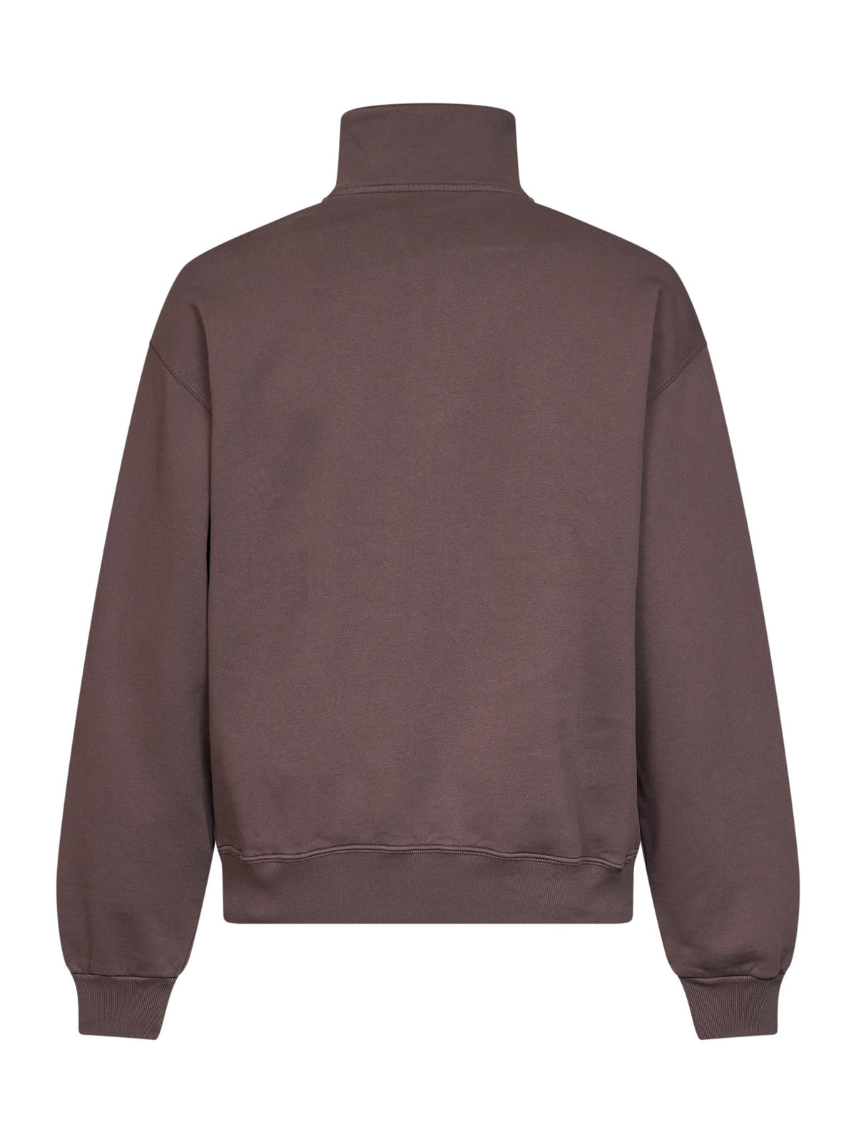 Jacquemus Men Brown The Gros Grain Zipped-Rollneck Sweatshirt