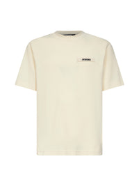 JACQUEMUS Jacquemus Men Beige The Gros Grain T-Shirt